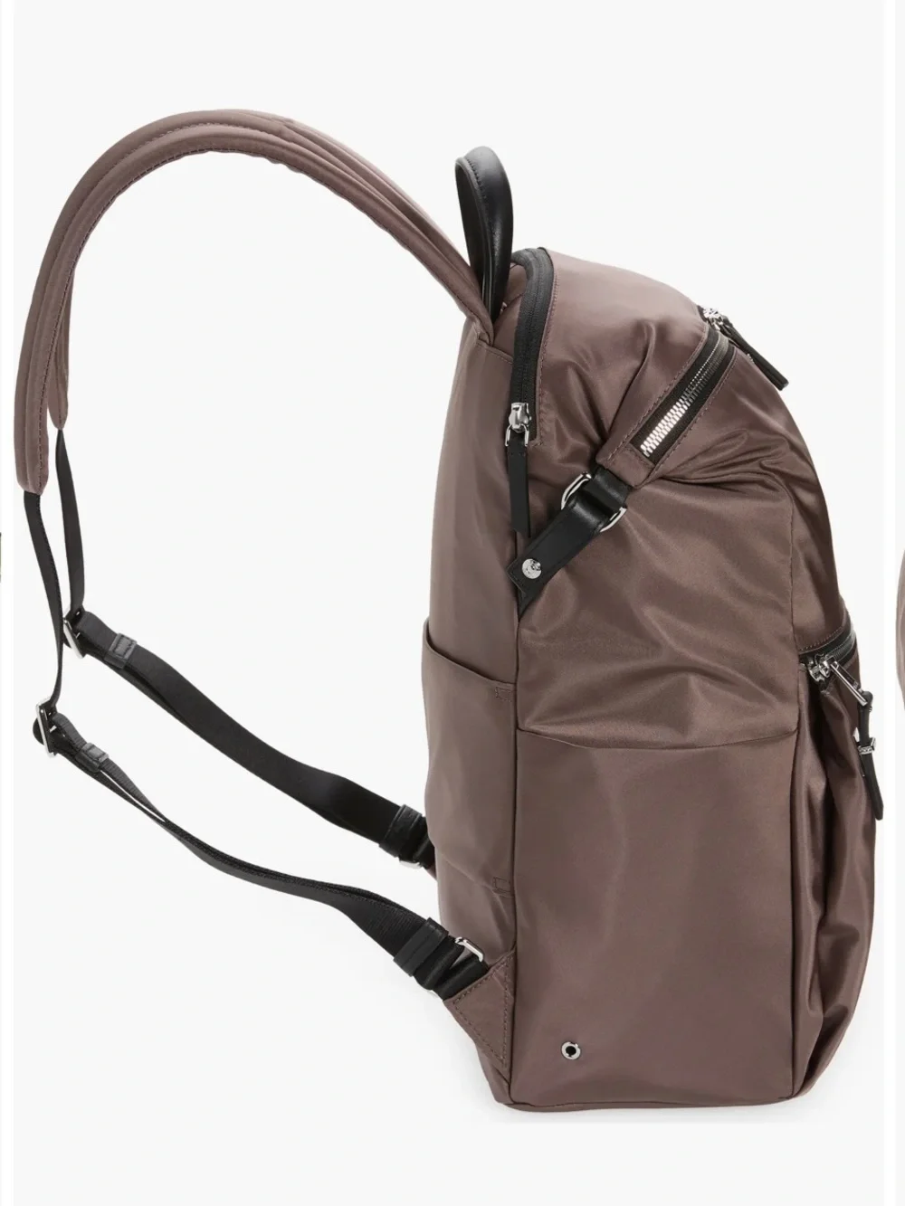Tumi Voyageur Paige 15” Nylon & Leather Backpack Khaki Bag NWOT